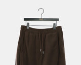 Remo fleece track wide pants