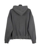 Rosen Damage Pigment Hooded Zip-Up