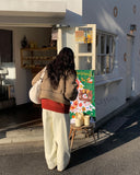 Lotte Ribbon Loose Fit Pattern Knit