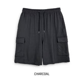 [U-BASIC] Acel Banding Cargo Pile Half Pants