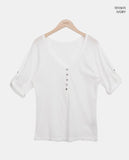 Dales Roll-up Three Quarter T-shirt