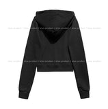Caro Stud Slim Fit Two Way Hooded Zip-Up