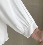 Halo Half-Open Collar Blouse