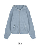 Any Stitch Knit Hood Zip Up