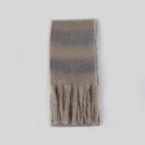 Wool pattern muffler