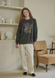 Stuffy Bunny Raglan Pigment Sweatshirt