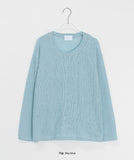 [unisex] Pima Net Basic Over Knit