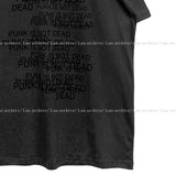 Punk Intere Lettering Short Sleeve Tee