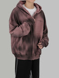 Spray washing hood zip-up