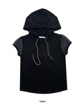 MESH HOOD HALF T