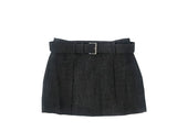 [Belt Set] Ropan Wool Mini Belt Skirt