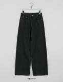 Inisha Basic Wide Cotton Pants