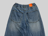 Roy Cat Washed Balloon Denim