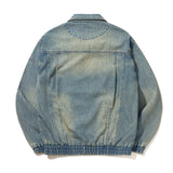 Small Logo Vintage Washing Denim Jacket
