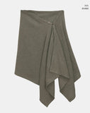 TN Unbalanced Wrap Skirt