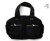 Tatoo nylon two-pocket shoulder bag