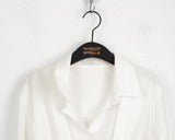 Throat Western Double Strap Long Sleeve Blouse