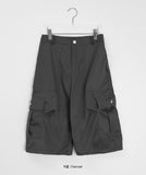 [unisex] Coinin Banding Bermuda Cargo Pants