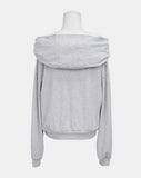 Mora Off-Shoulder Hood Sweatshirt