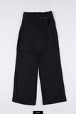 Gent layered wide trousers