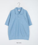 [unisex] Tahyu Pocket Collar Over Short Sleeve Tee