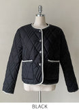 Seo Quilting Color Matching Lightweight Padding Jacket