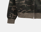 Zion Camo Two Way Semi-Crop Hood Zip-Up