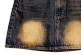 Peavy Washing Jeans Denim Mini Skirt