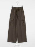 D-Uni Banding String Wide Cargo Pants