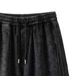 Pigment Washed Track Bermuda Pants