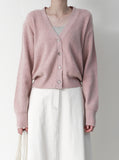 Belle Raccoon Lambswool Cardigan
