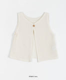 Shinyu two-way button knit vest