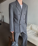 [LANARCH] Ring Double Blazer