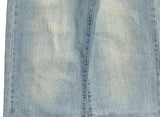 Fuwa Wash Denim Wide Pants