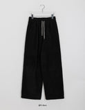 [unisex] Milkin cut banding fleece pants