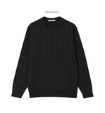 French Cable Round Knit