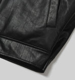 Fade leather jacket