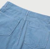 Corduroy Pintuck Semi-Wide Pants
