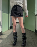 Hamil strap cargo skirt pants