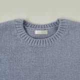 Round Neck Sibori Loose Fit Daily Knit