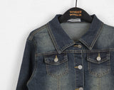 [MADE] Norber Vintage Washing Pocket Cropped Denim Jacket