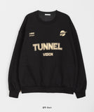 Tunnel Sporty Printing Brushed Over Sweatshirt