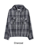Camor Hood Check Banding Shirt