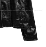 Raven Overfit Crop Rider Jacket