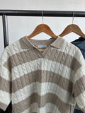 Olle Stripe Collar Knit