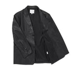 Pra leather over blazer