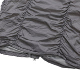 Shiny Shirring Wind Jacket