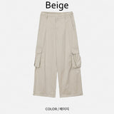 Gane Vintage Washing String Cargo Pants