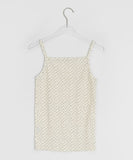 Hatil Floral Ribbed Sleeveless