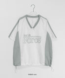 Goodbat color matching printing nylon short sleeve tee